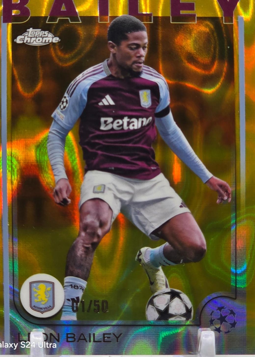 Leon Bailey [Gold Lava Refractor] #133