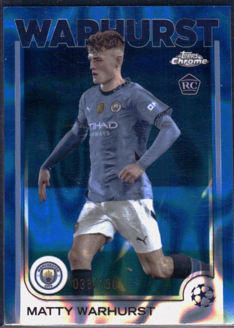 Matty Warhurst [Blue Lava Refractor] #92
