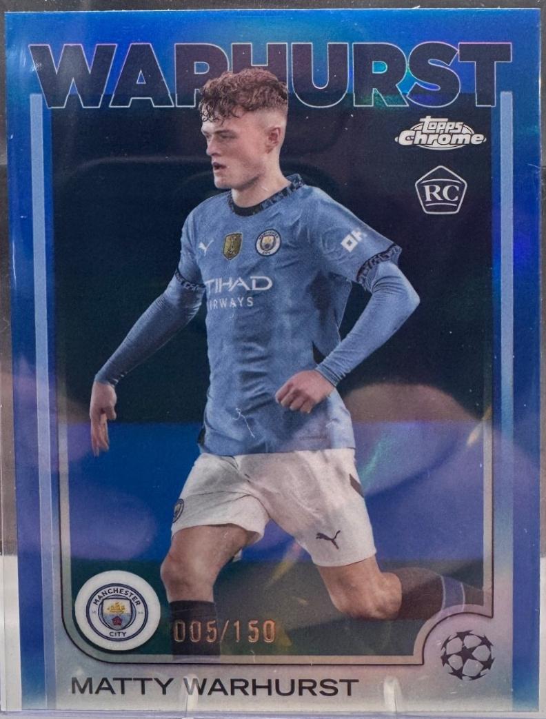 Matty Warhurst [Blue Refractor] #92