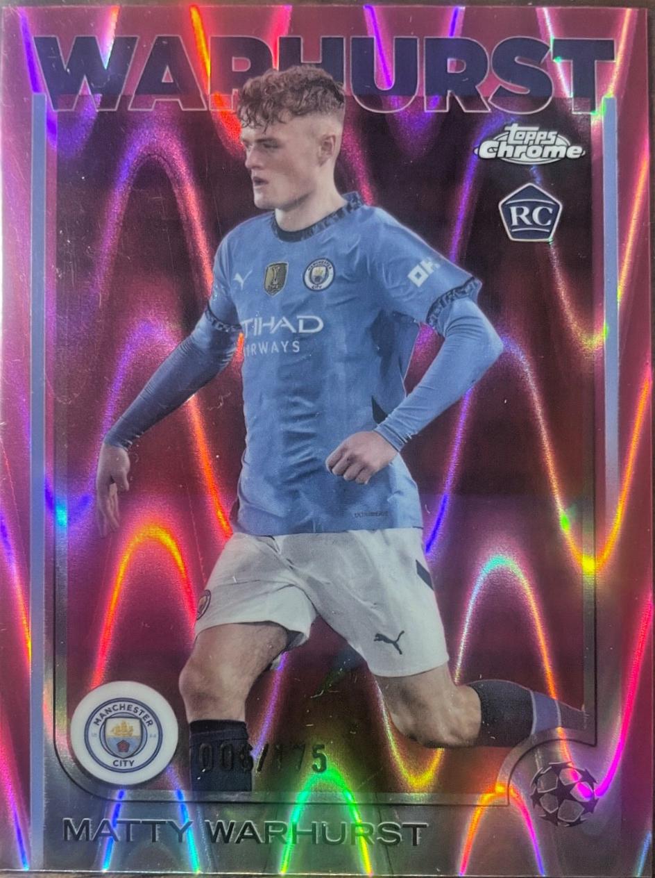 Matty Warhurst [Neon Pink RayWave Refractor] #92