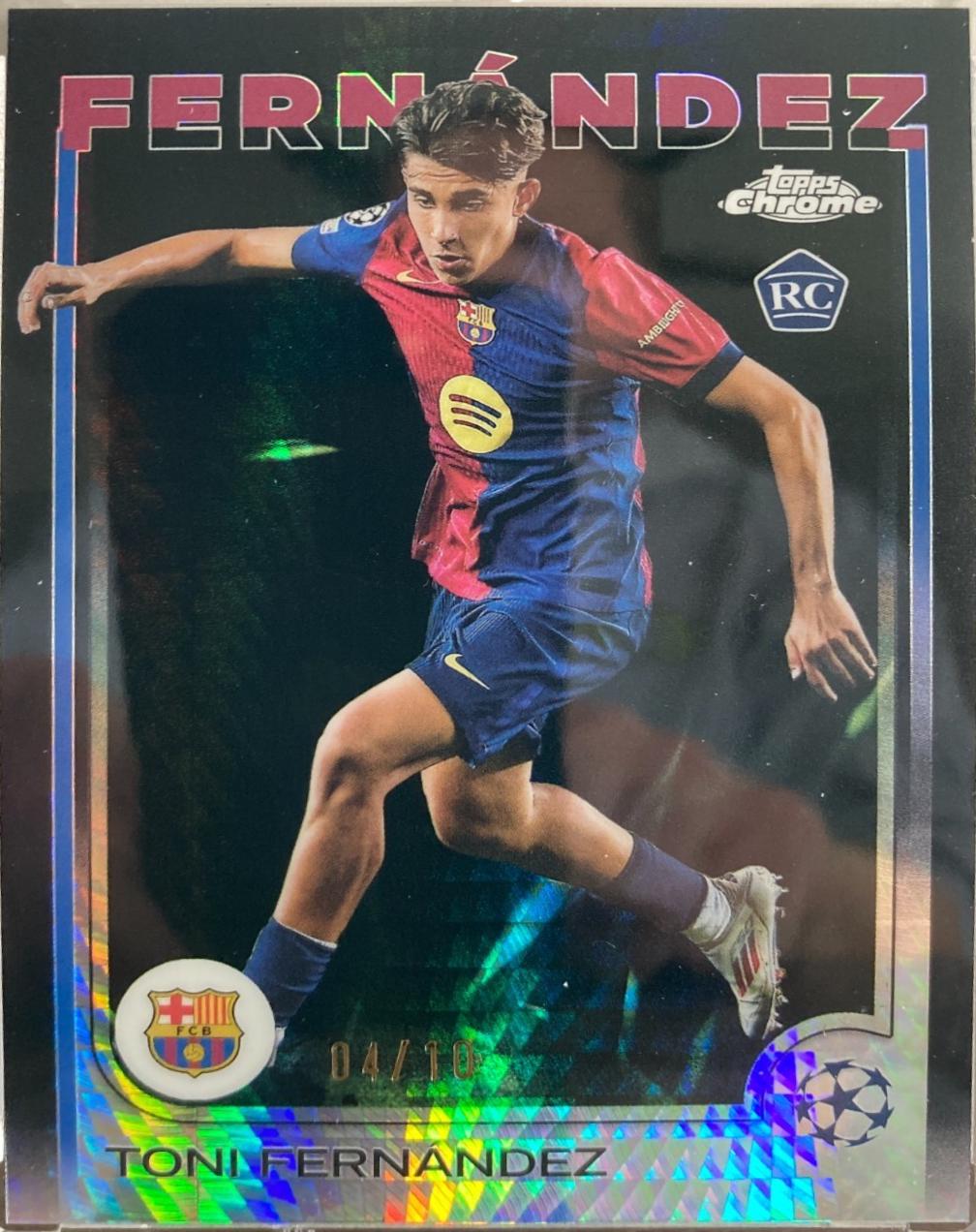 Toni Fernandez [Black Refractor] #85
