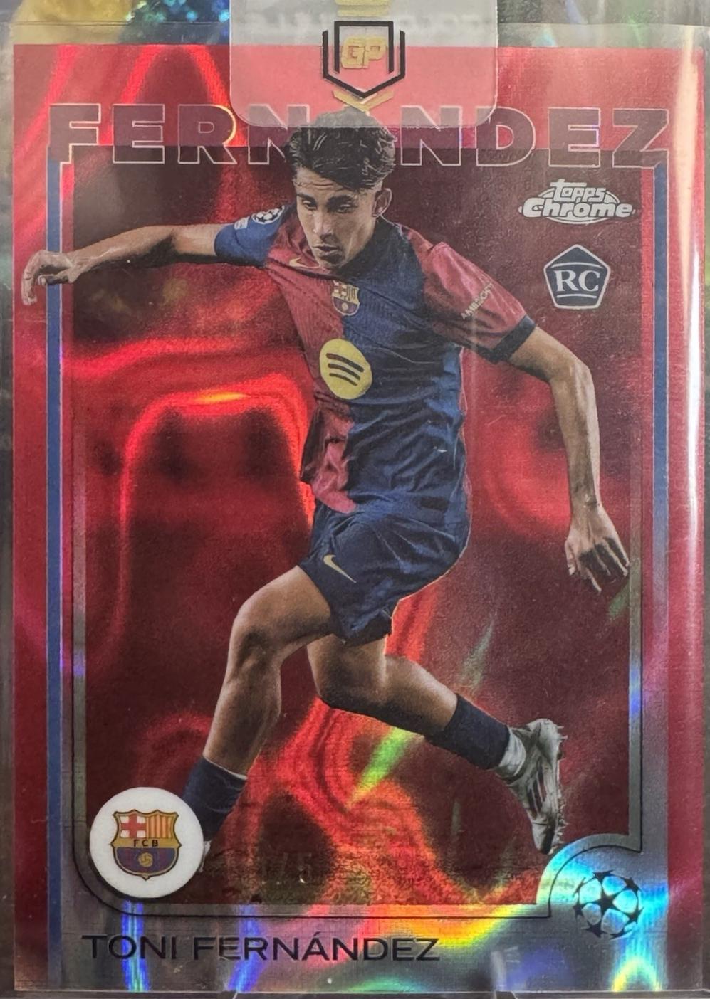 Toni Fernandez [Red Lava Refractor] #85