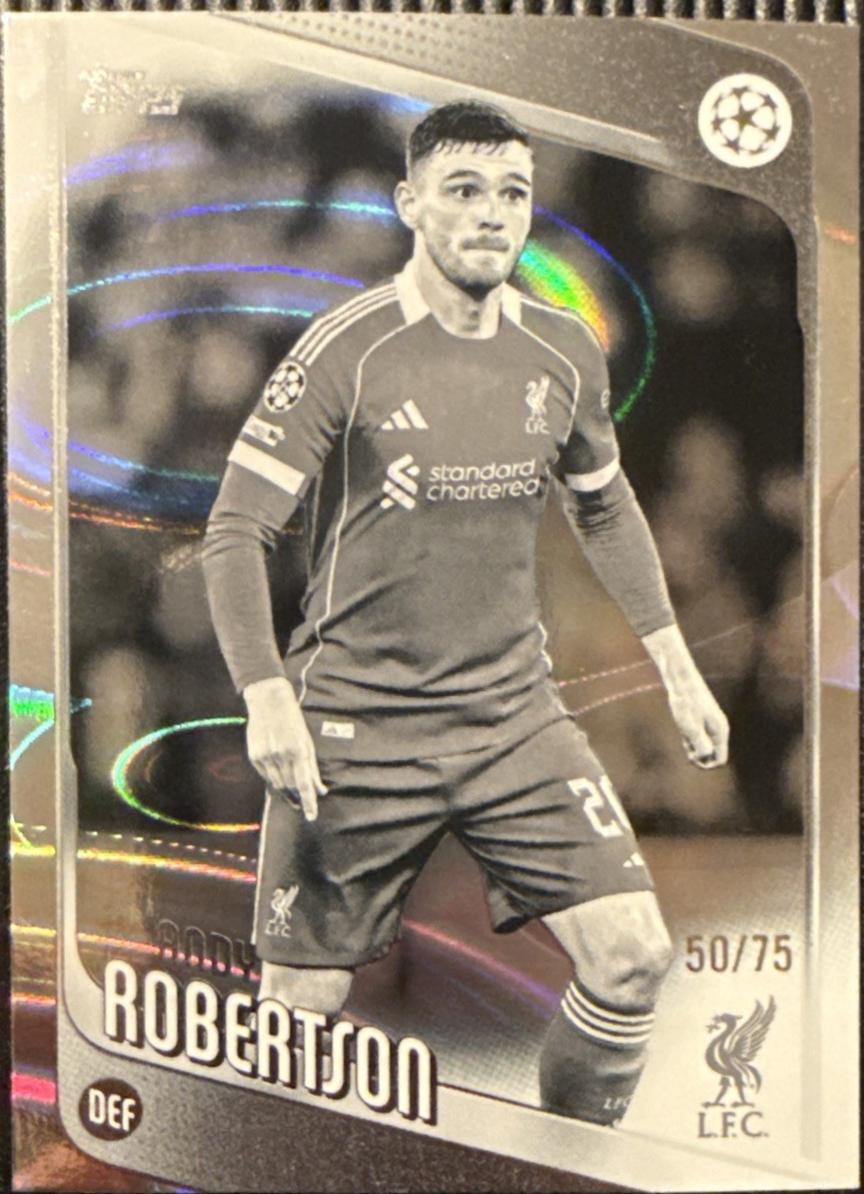 Andy Robertson [Black White Raindrops] #73