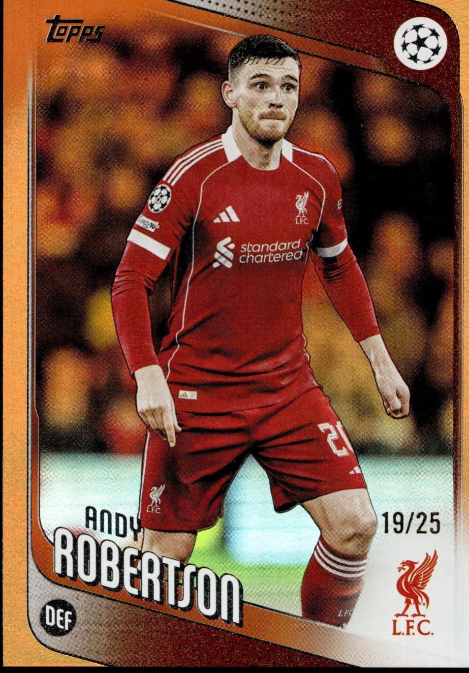 Andy Robertson [Orange Foil] #73
