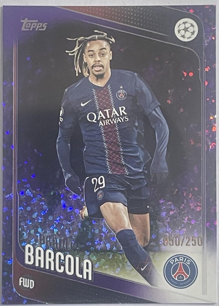 Bradley Barcola [Purple Foil] #63