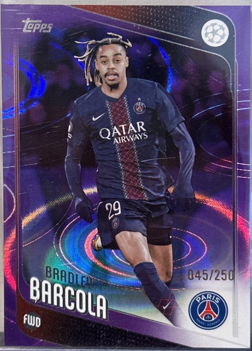 Bradley Barcola [Purple] #63