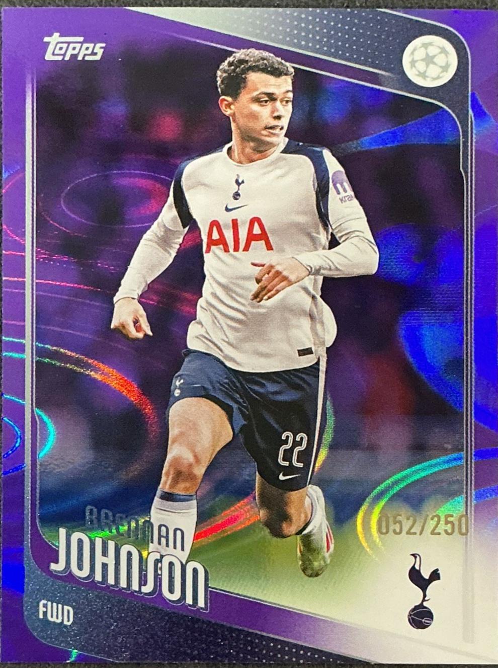 Brennan Johnson [Purple Raindrops] #18