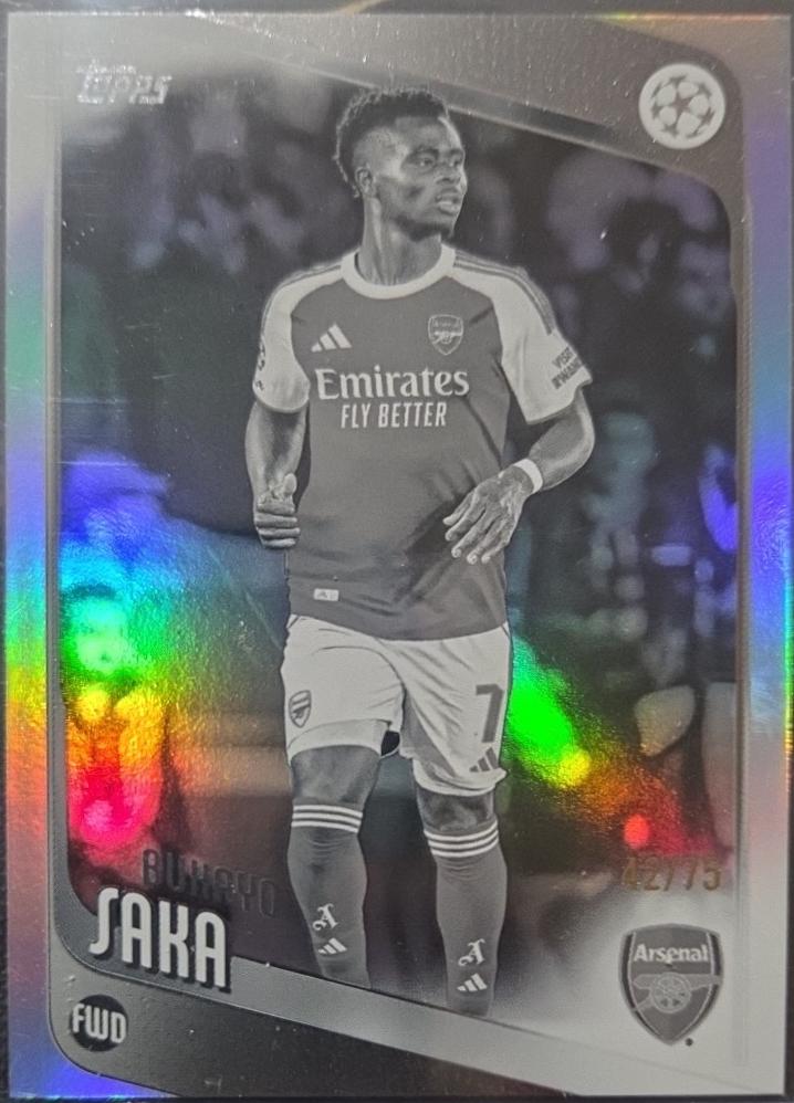 Bukayo Saka [Black White] #12