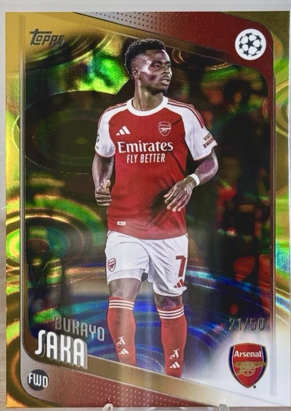Bukayo Saka [Gold Foil] #12