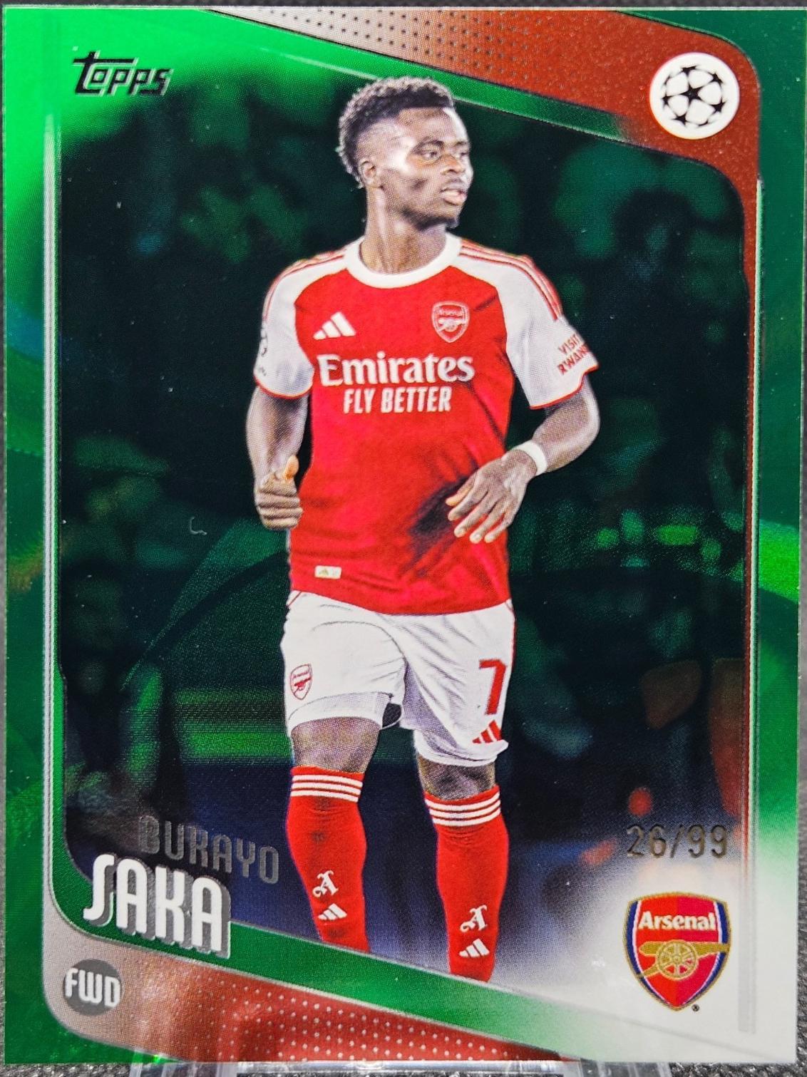 Bukayo Saka [Green Raindrops] #12