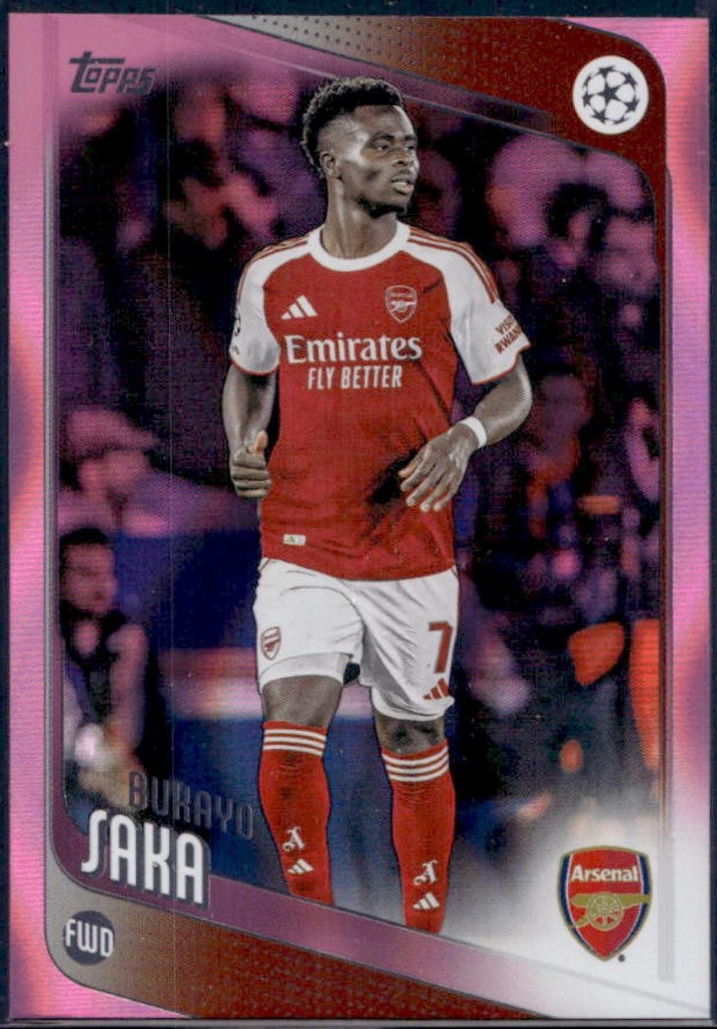 Bukayo Saka [Neon Pink Flowfractor] #12