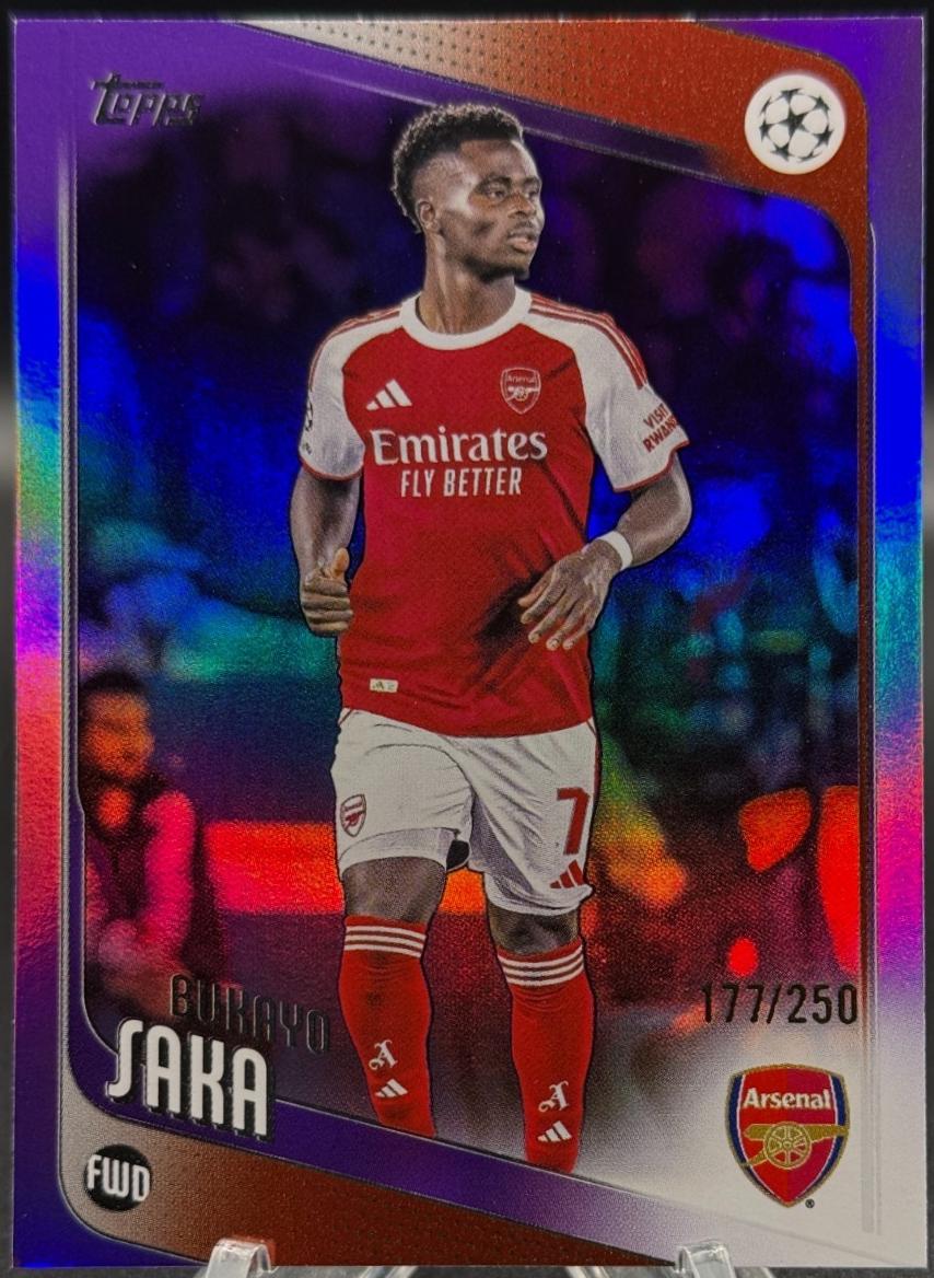 Bukayo Saka [Purple Foil] #12