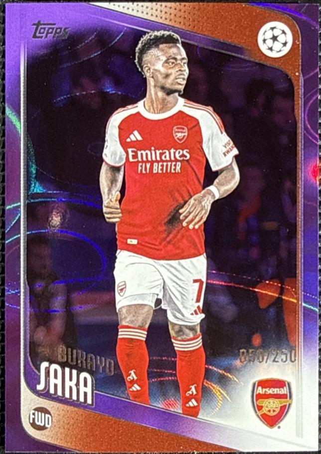 Bukayo Saka [Purple Raindrops] #12