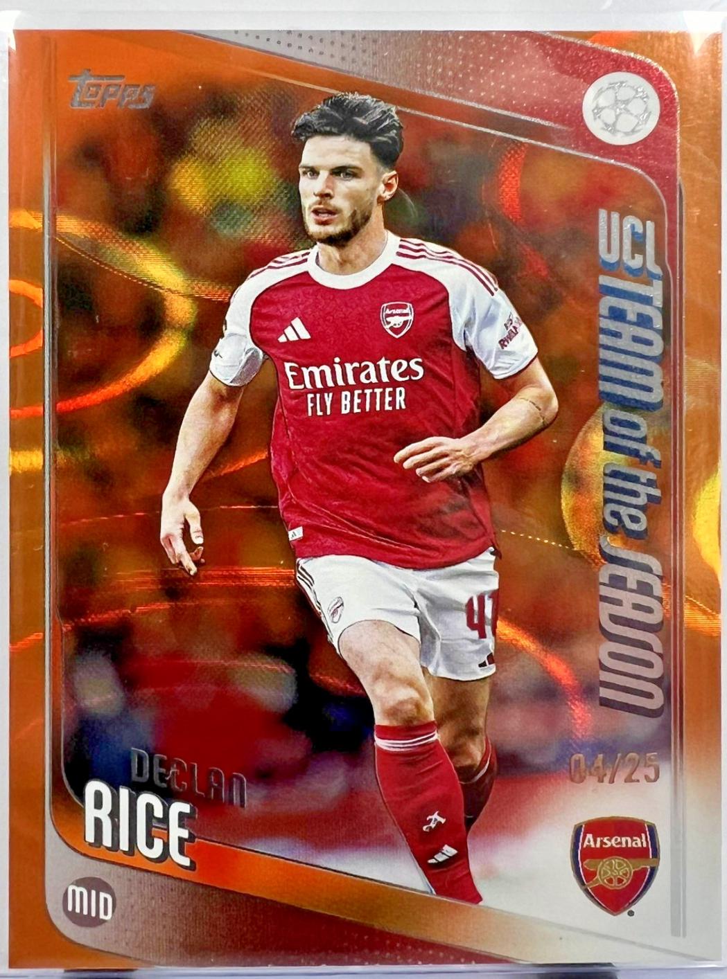 Declan Rice [Orange Raindrops] #164