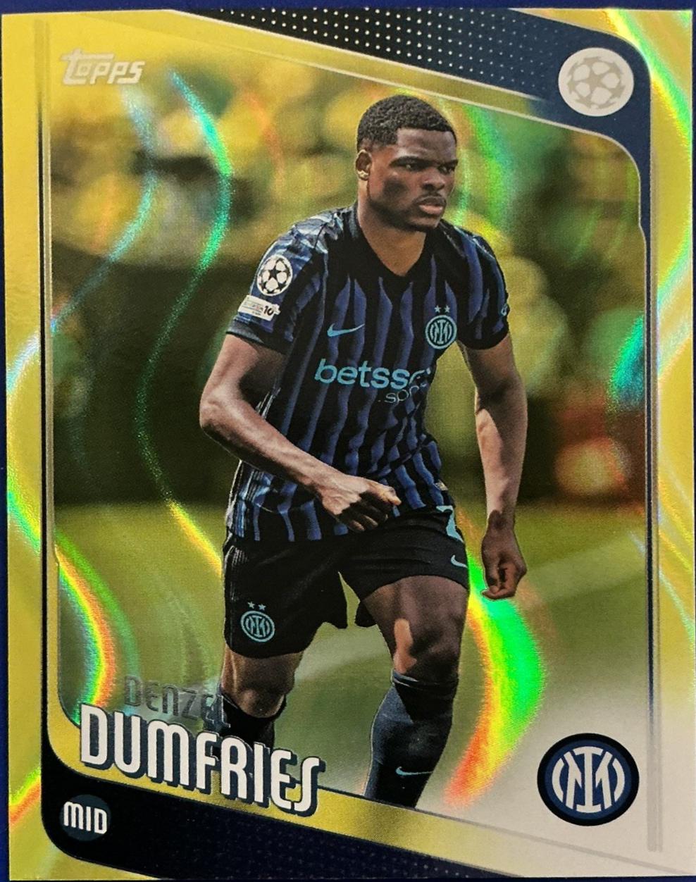 Denzel Dumfries [Neon Yellow Flowfractor] #145