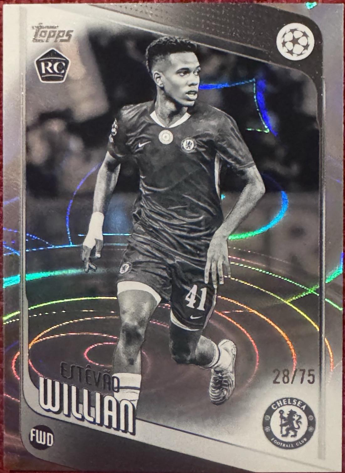 Estevao Willian [Black White Foil] #66