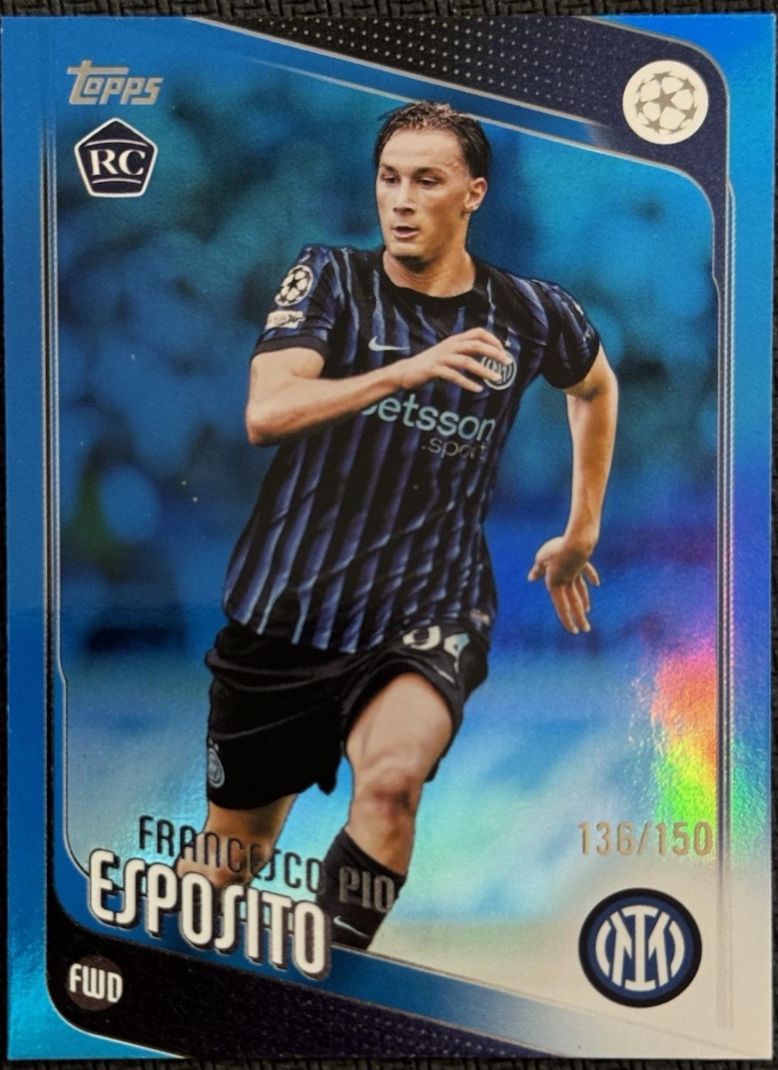 Francesco Pio Esposito [Blue Foil] #163