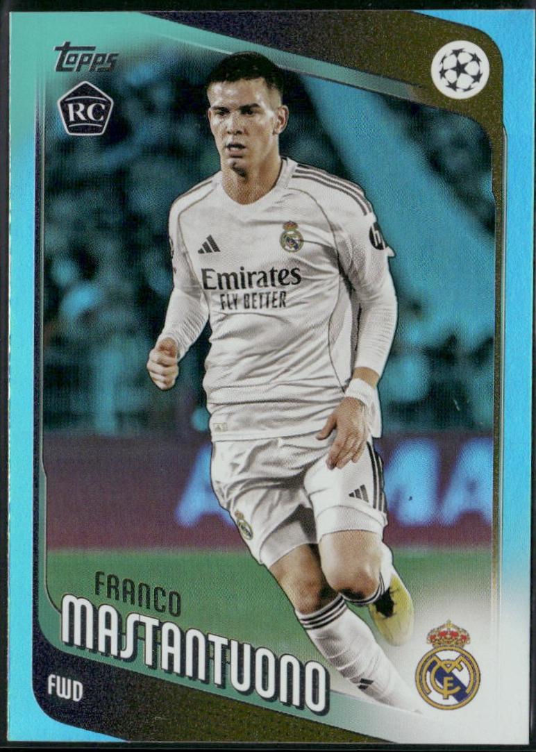 Franco Mastantuono [Aqua Foil] #172