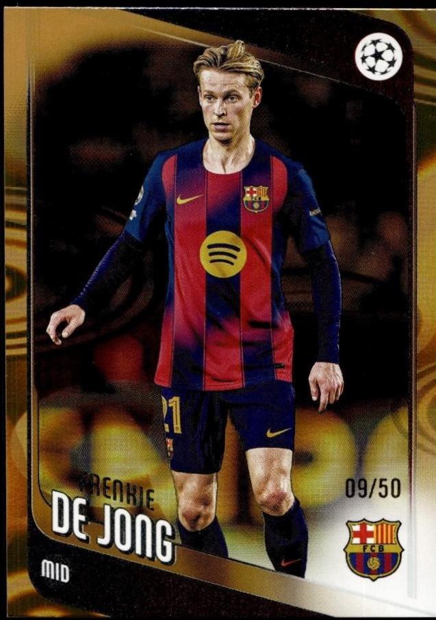 Frenkie de Jong [Gold Raindrops] #135