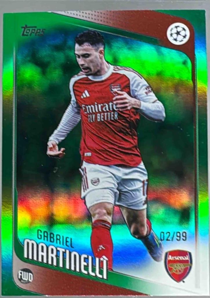 Gabriel Martinelli [Green Foil] #19