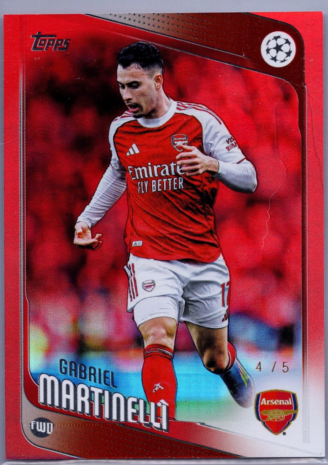Gabriel Martinelli [Red Foil] #19