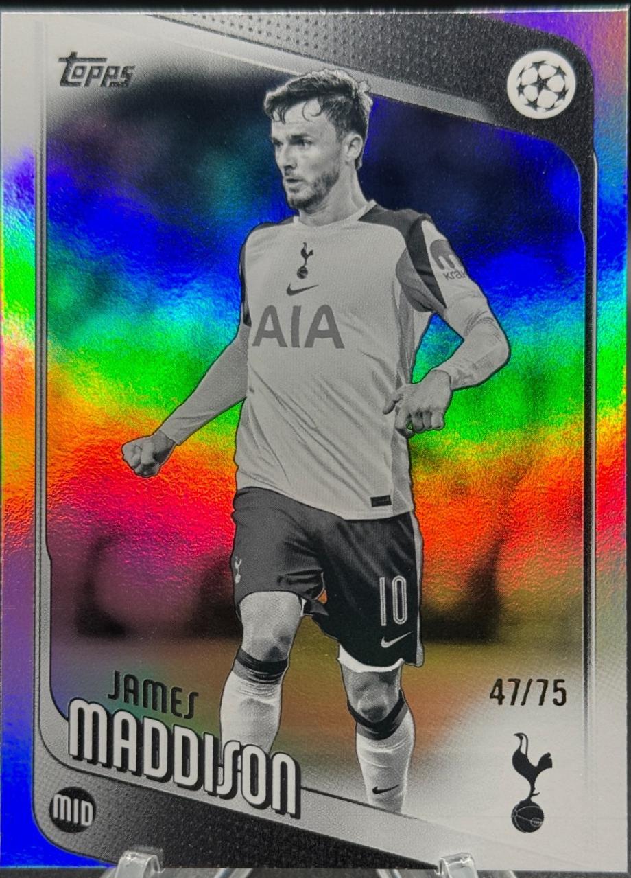 James Maddison [Black White Foil] #85