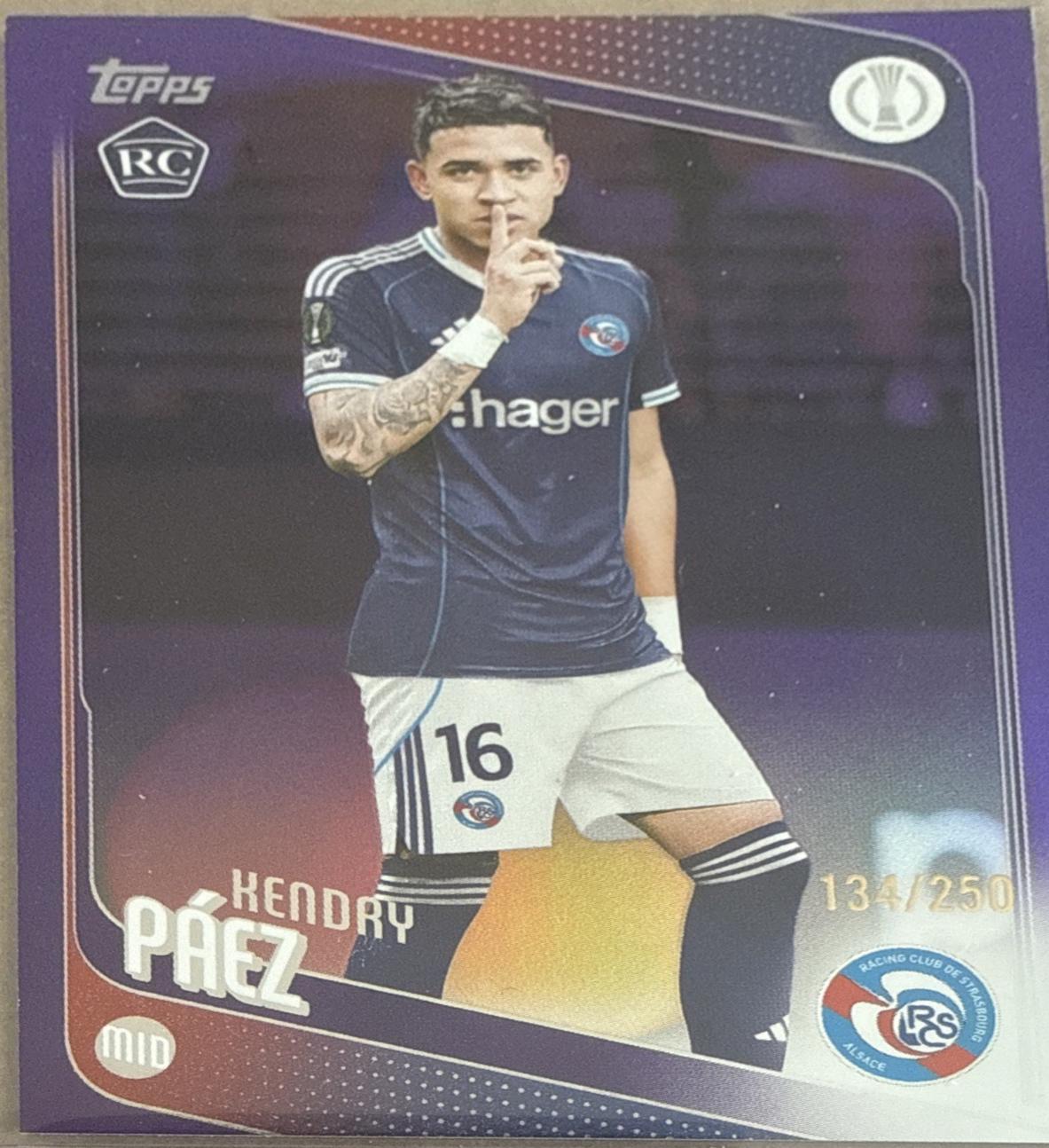 Kendry Paez [Purple Foil] #29