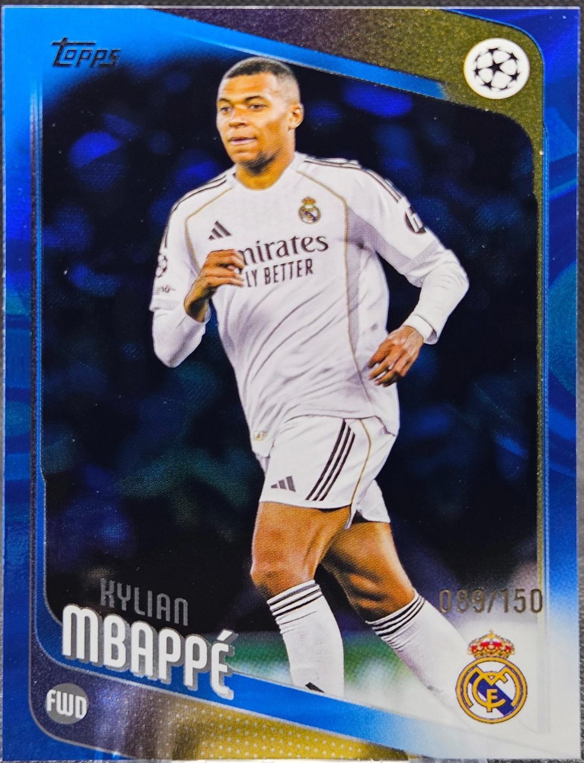 Kylian Mbappe [Blue Raindrops] #112