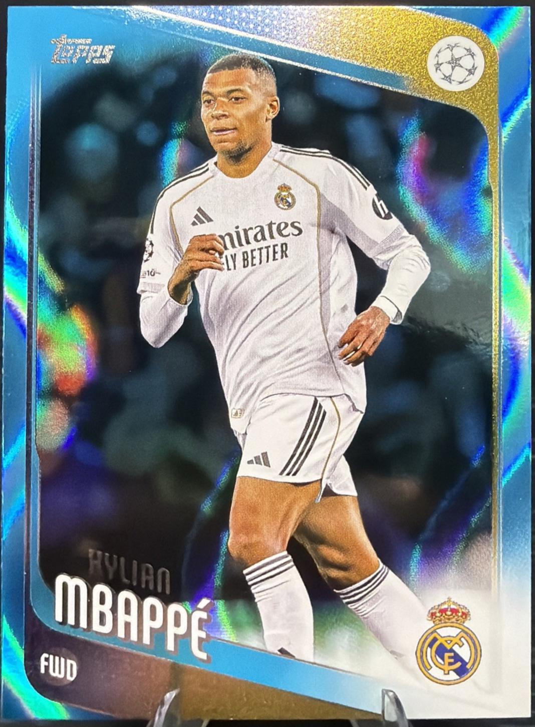 Kylian Mbappe [Neon Blue Flowfractor] #112