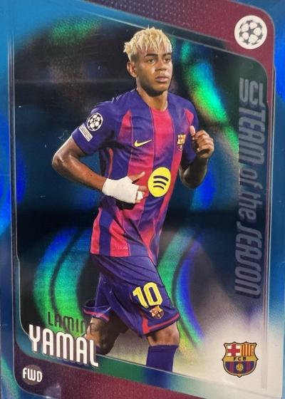 Lamine Yamal [Neon Blue Flowfractor] #10