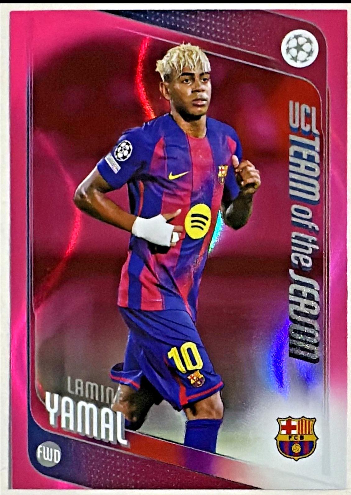 Lamine Yamal [Neon Pink Flowfractor] #10