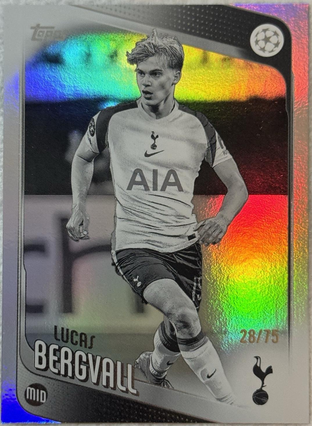 Lucas Bergvall [Black White Foil] #121