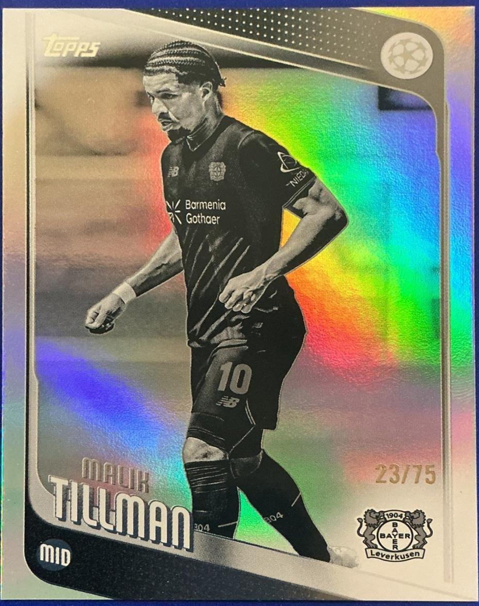Malik Tillman [Black White Foil] #24