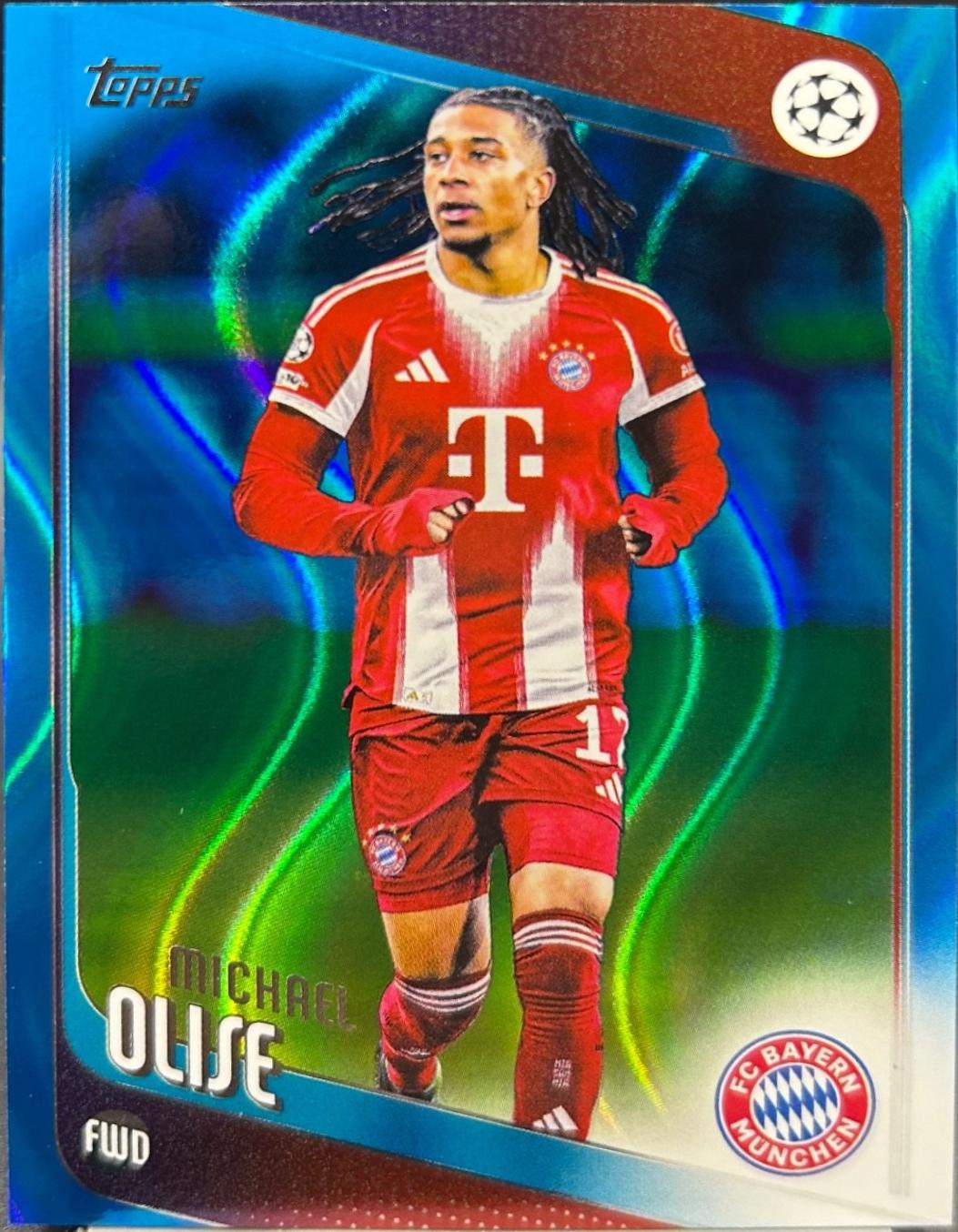 Michael Olise [Neon Blue Flowfractor] #4