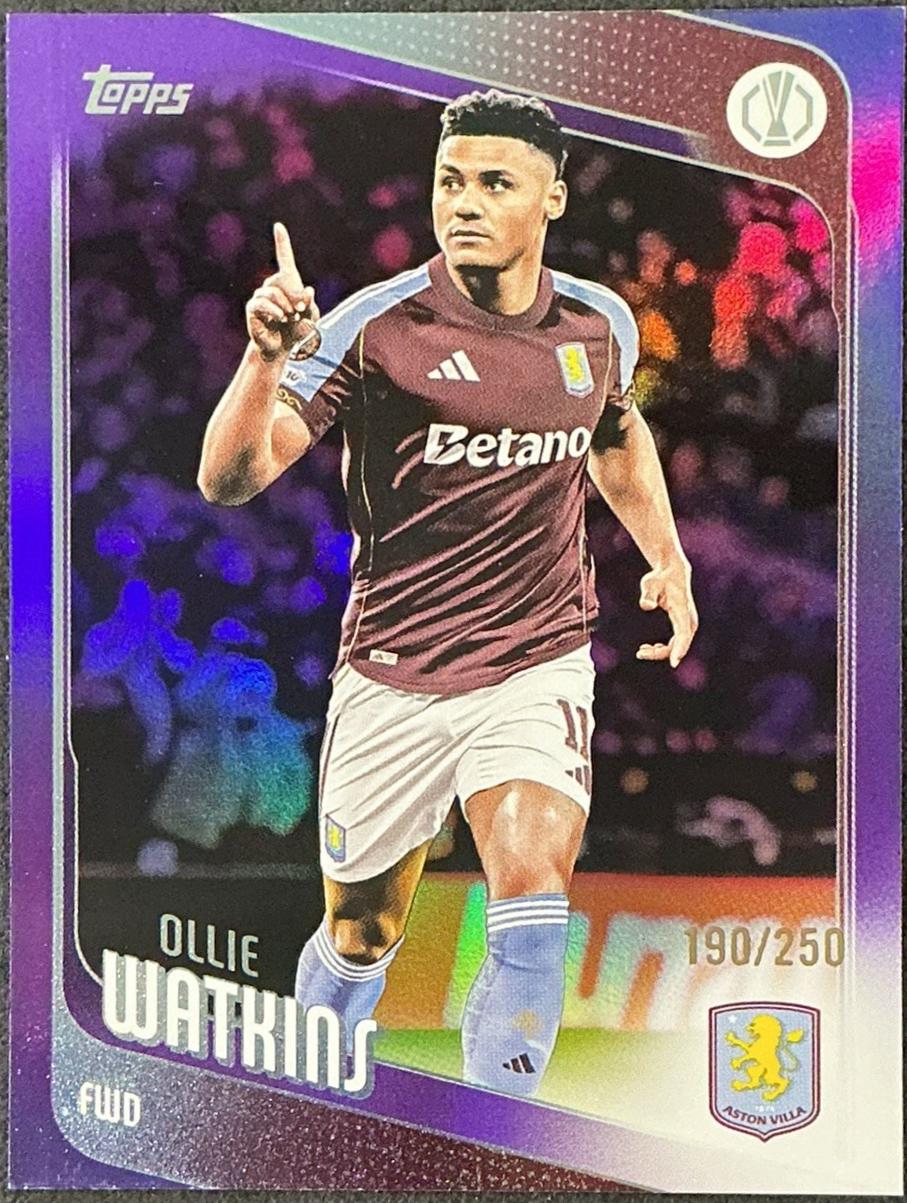 Ollie Watkins [Purple Foil] #124