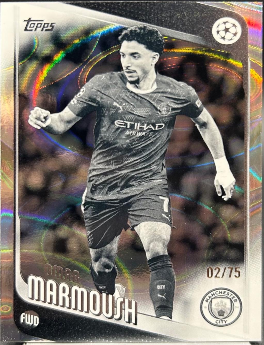 Omar Marmoush [Black White] #80