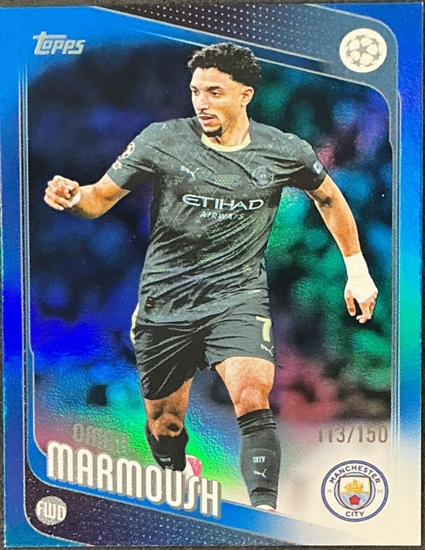 Omar Marmoush [Blue Foil] #80
