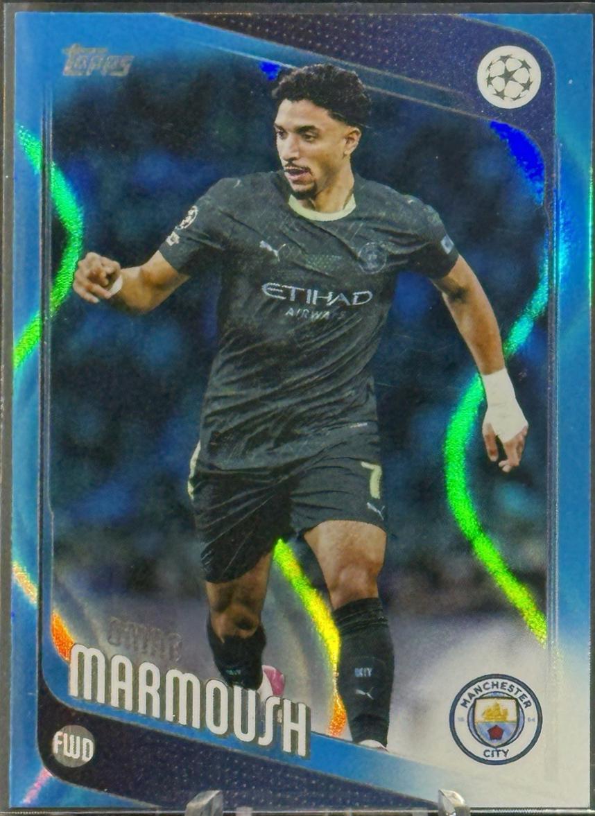 Omar Marmoush [Neon Blue Flowfractor] #80