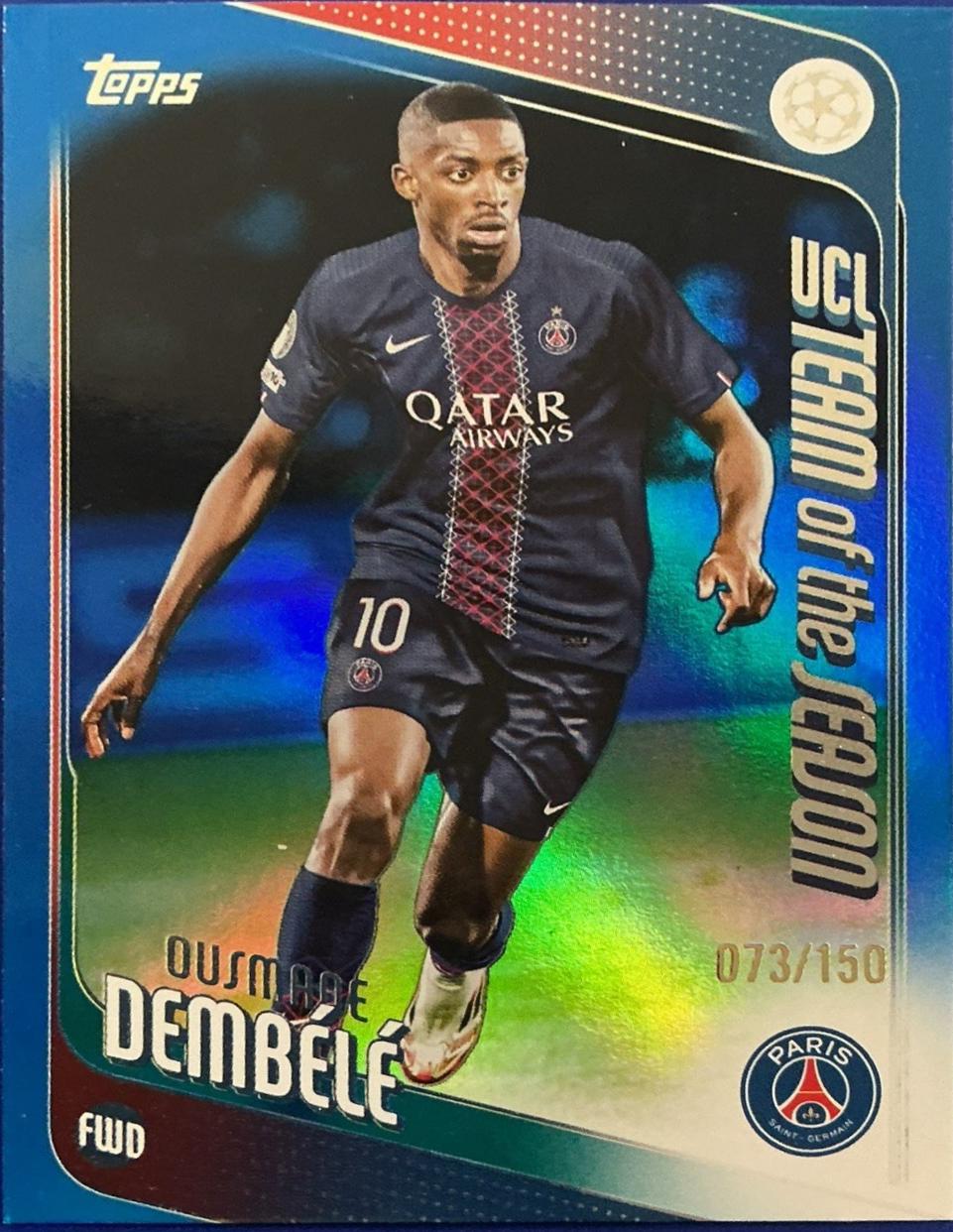 Ousmane Dembele [Blue Foil] #3