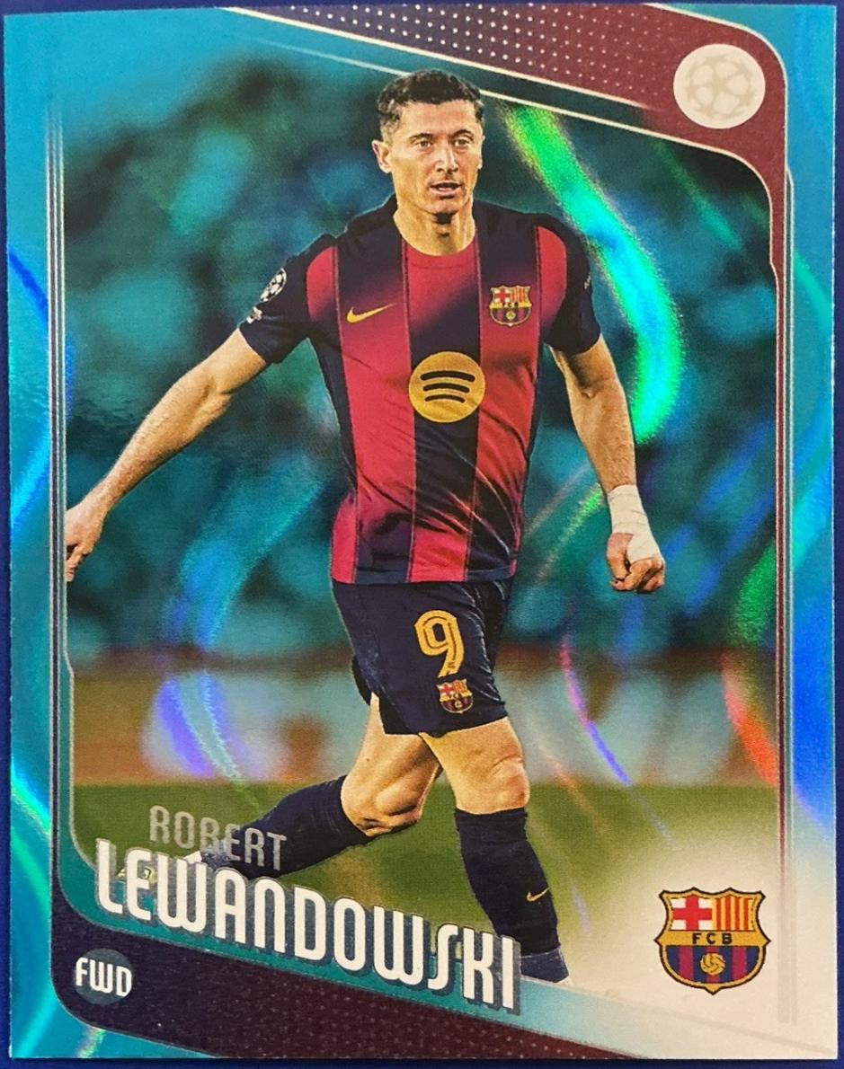 Robert Lewandowski [Neon Blue Flowfractor] #54