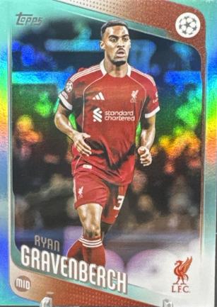 Ryan Gravenberch [Aqua Foil] #193