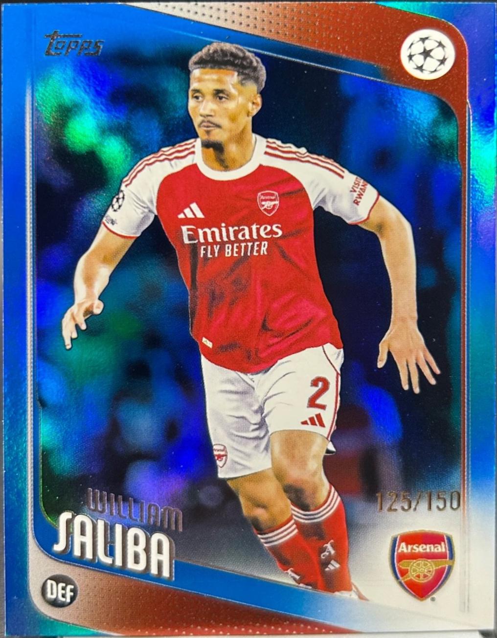 William Saliba [Blue Foil] #113