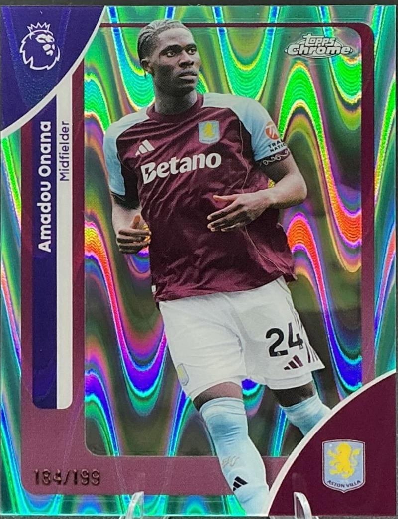 Amadou Onana [Aqua Refractor] #24
