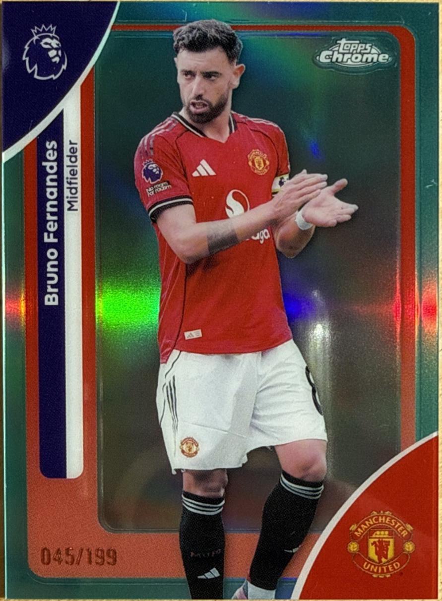 Bruno Fernandes [Aqua Refractor] #135