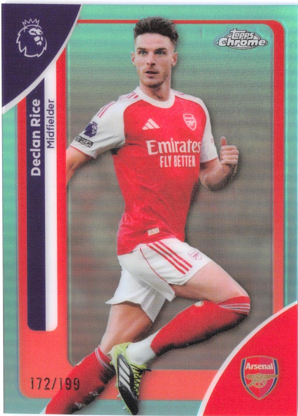 Declan Rice [Aqua Refractor] #14