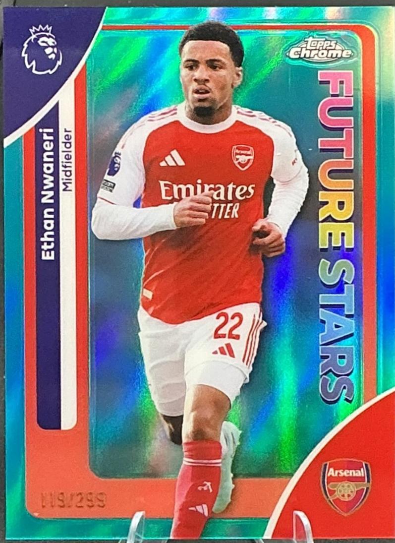 Ethan Nwaneri [Aqua Refractor] #19