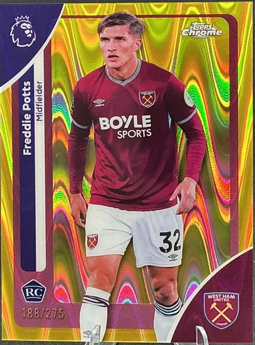 Freddie Potts [Yellow Refractor] #186