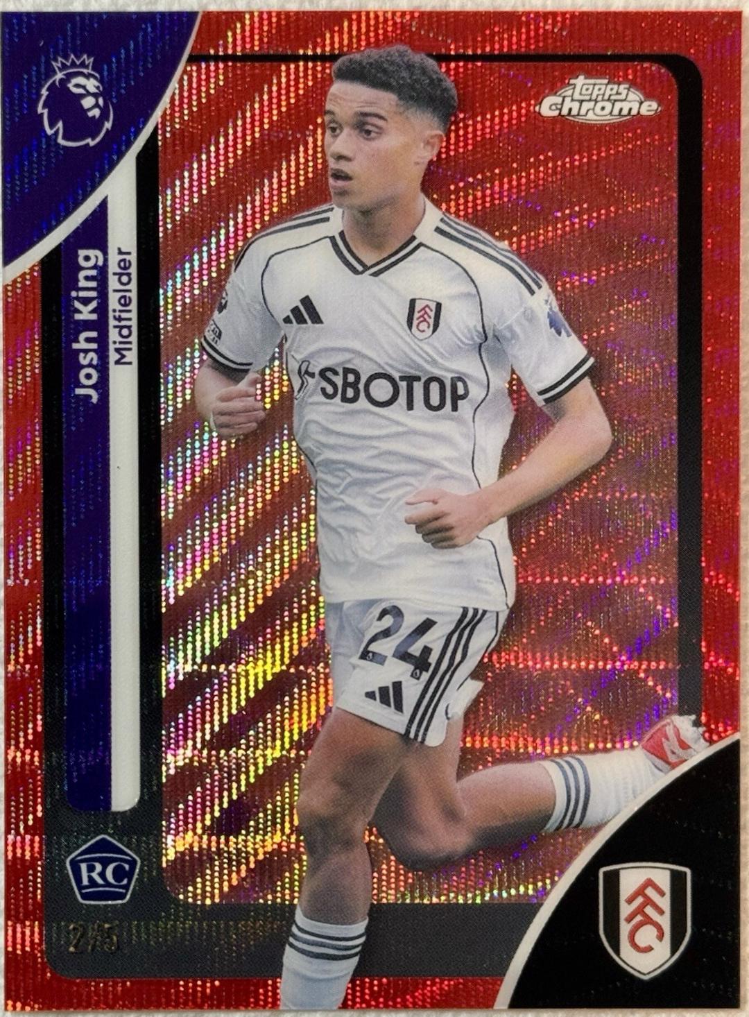 Josh King [Red Wave Refractor] #91