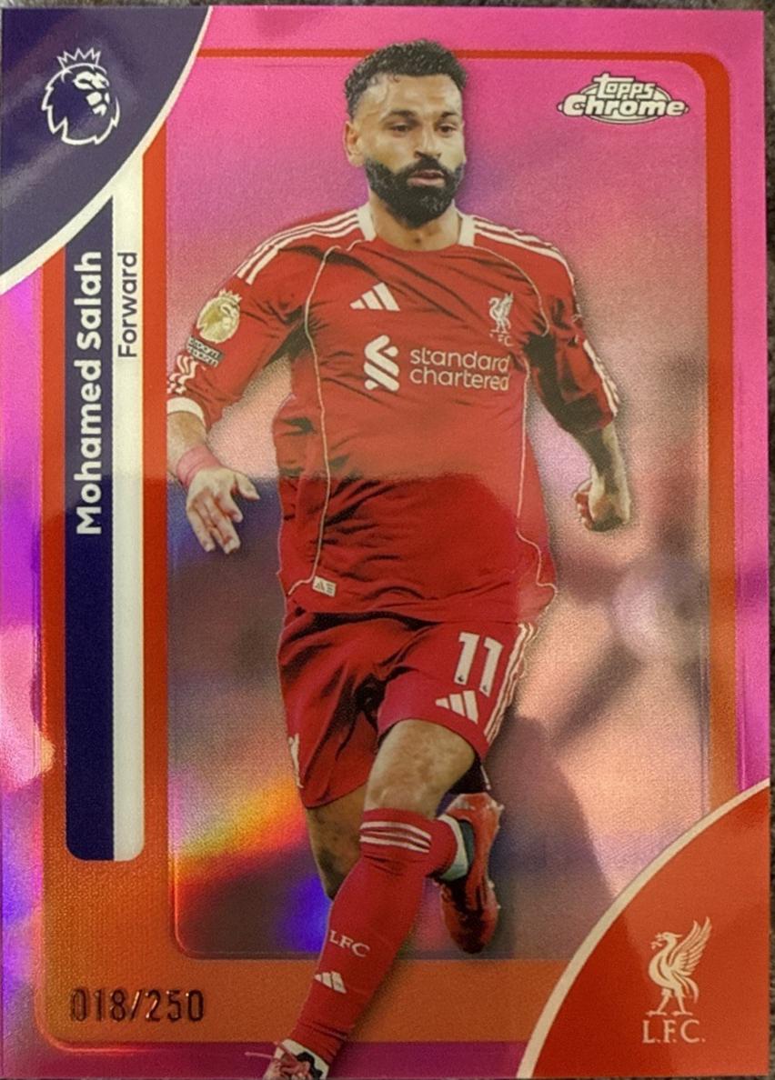 Mohamed Salah [Pink Refractor] #118