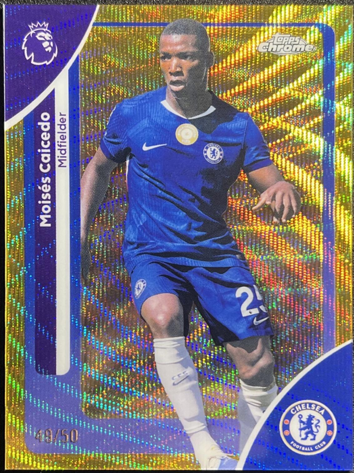 Moises Caicedo [Gold Wave Refractor] #67